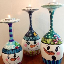 Новогодние фужеры