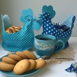 Корзина в форме курочки