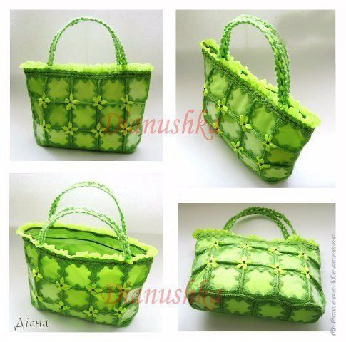 Летняя сумочка из пластиковых бутылок