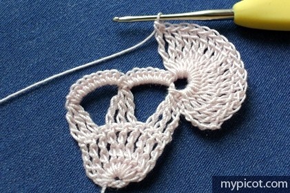 Невероятно красивая кайма крючком