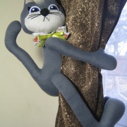 ​Подхваты для штор в виде котика