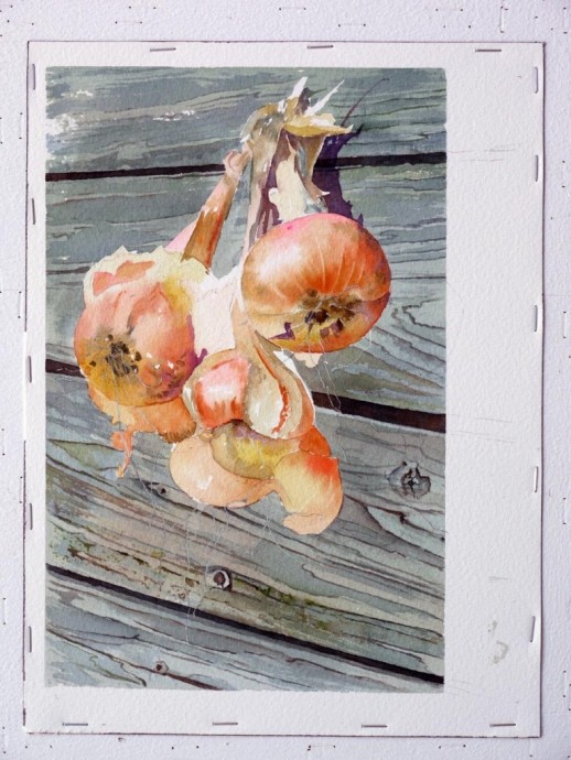 ​Рисуем головки лука