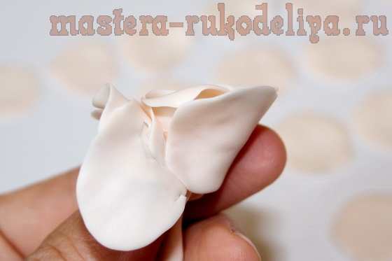 Розочка из полимерной глины