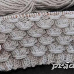 Узор на резинке 2 на 2 спицами