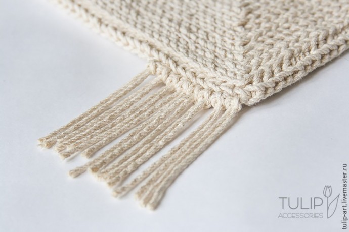 Вяжем по канве уютный коврик