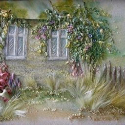 Живые картины из лент