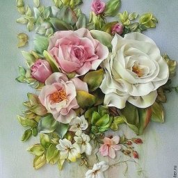 Цветочная вышивка из атласных лент: идеи для вдохновенного творчества