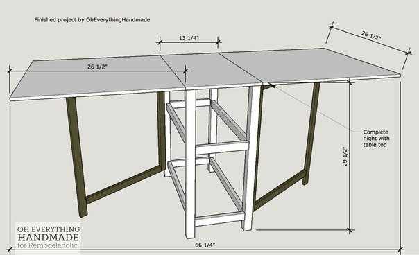 ​Удобный складной стол