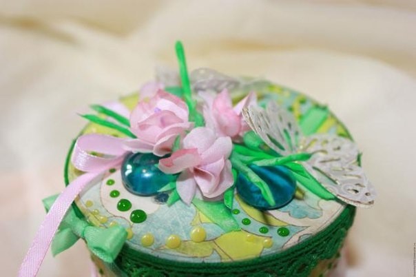 ​Шкатулочка из втулки от скотча