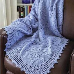 ​Роскошный мотив для пледа