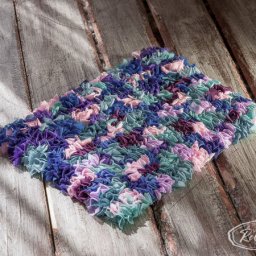 Коврик из лоскутков