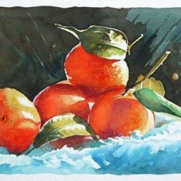 ​Мандарины в снегу