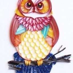 Совы в технике квиллинг