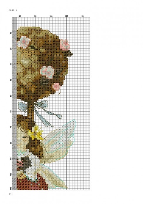 Вышитая феечка с кофемолкой