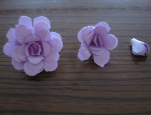 Цветы из бумаги: дельфиниумы