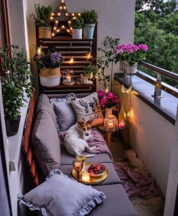 ​Как обустроить уютный балкон для летнего отдыха