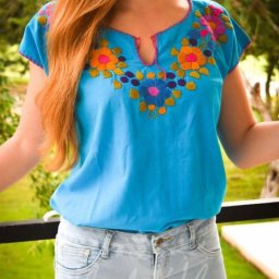 Идеи вышивки для блузок