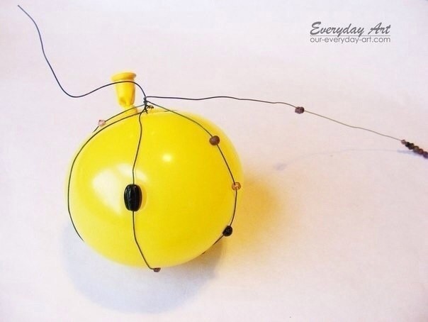 Необычные шарики на елочку: мастер-класс