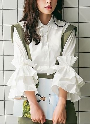 Блузы с объемными рукавами: необычные идеи Блузы с объемными рукавами: необычные идеи