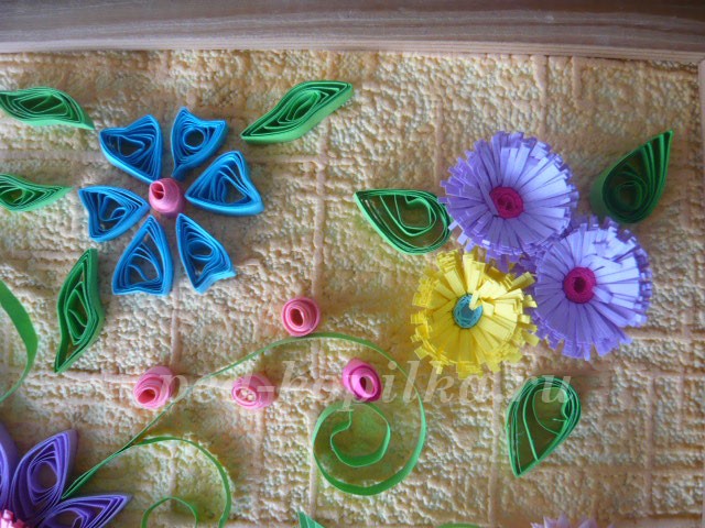 Цветы в технике квиллинга