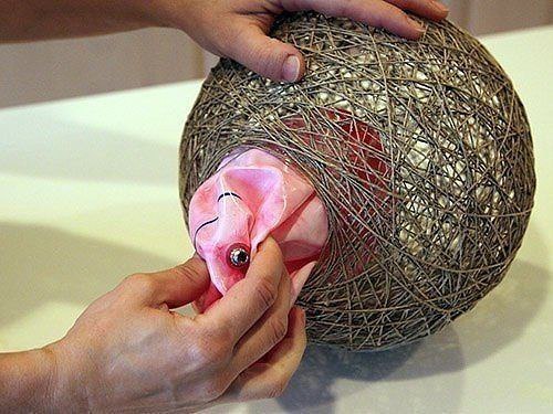 Необычный абажур своими руками Необычный абажур своими руками