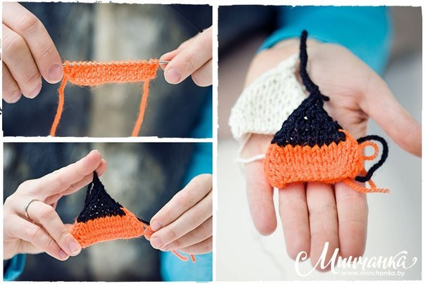 Оригинальный шарф "Лисичка"