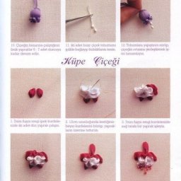 ​Вышивка лентами: стежки