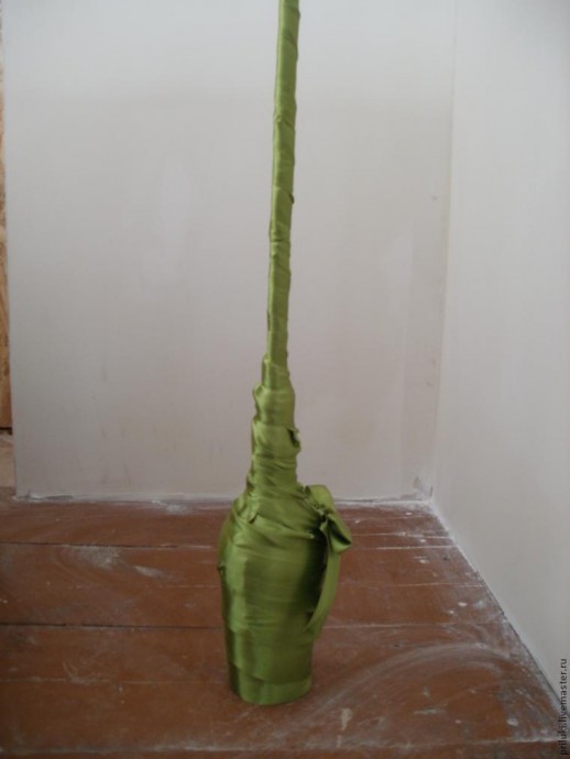 Цветок из бумаги тишью