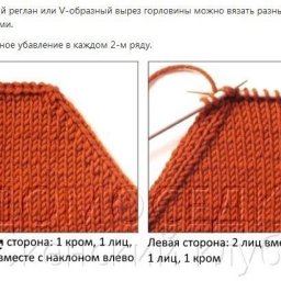 Красивый реглан спицами