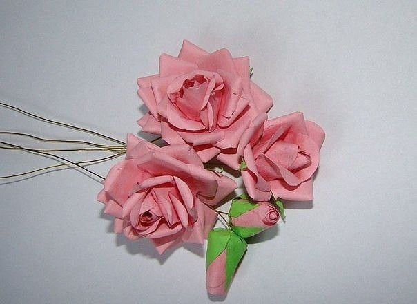 Бумажные розы