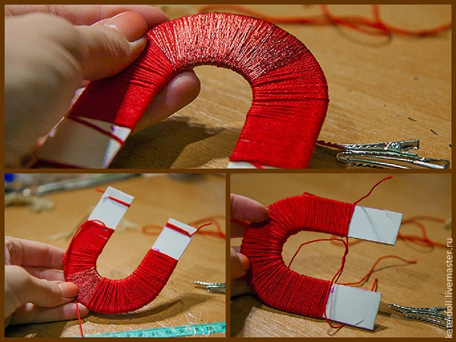 Забавные заколки-помпоны