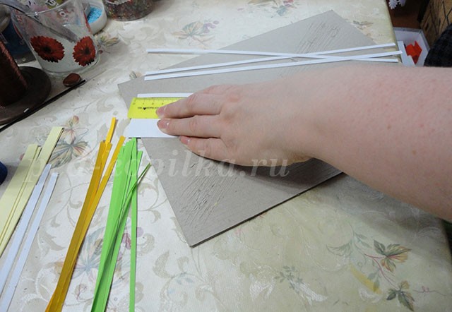 Весенние цветы: квиллинг