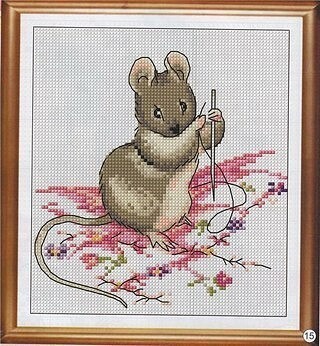 ​Мышка-рукодельница