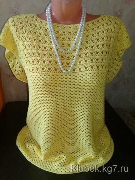 Красивая летняя блузочка