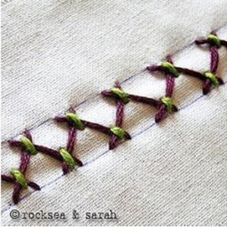 Декоративные ручные стежки и строчки