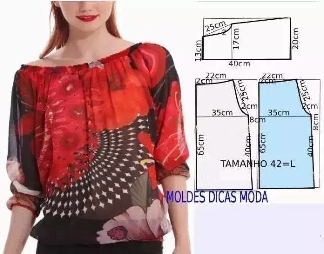 Моделирование оригинальной блузки