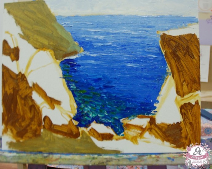 Пошаговый мастер-класс: «Бухта»