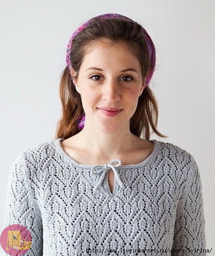 Пуловер SANDERLING спицами