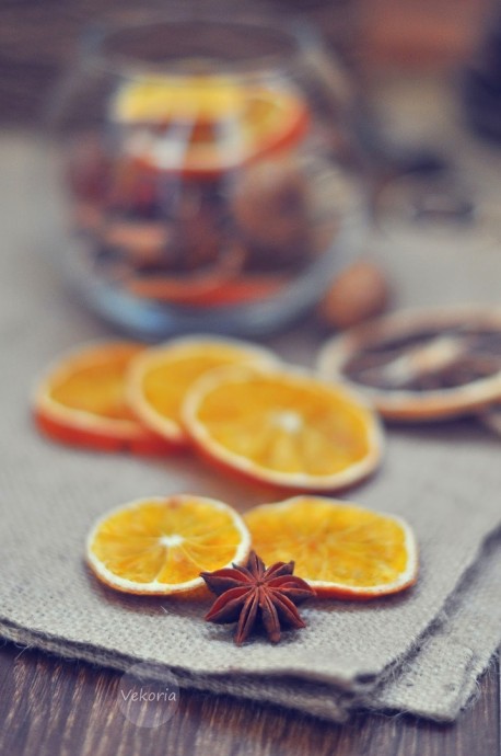 Сушим цитрусовые для декора