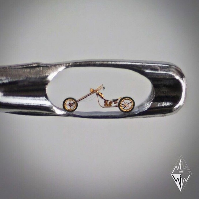 Удивительные ​микро миниатюры внутри игольного ушка: вдохновляющие идеи
