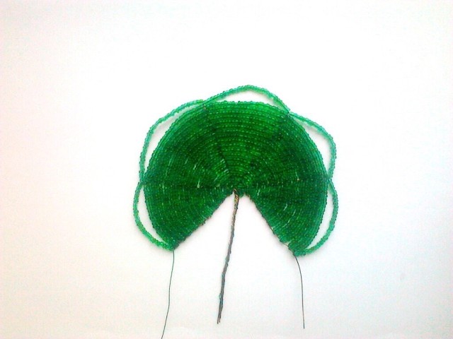 Герань из бисера Герань из бисера