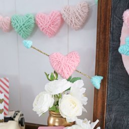 Идея для романтического декора ко дню Святого Валентина