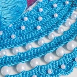 ​Как ввязать бусины в полотно крючком: мастер-класс