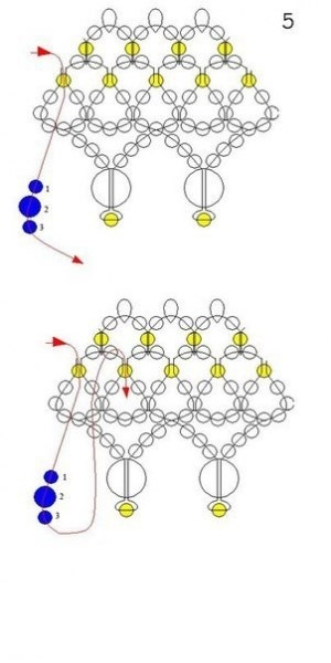​Красивое колье из бисера