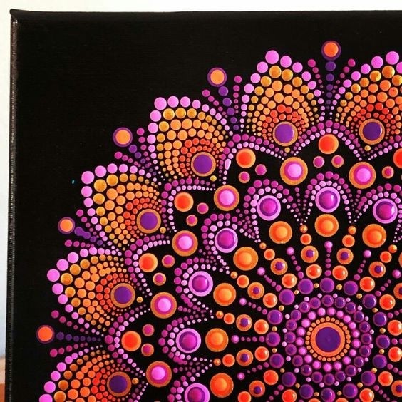 Варианты точечной росписи