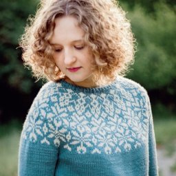 ​Красивый жаккардовый узор