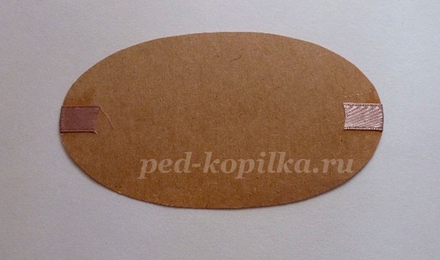 Лапоть из атласных лент