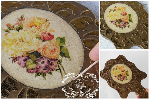 Зеркало "Винтажный букет"