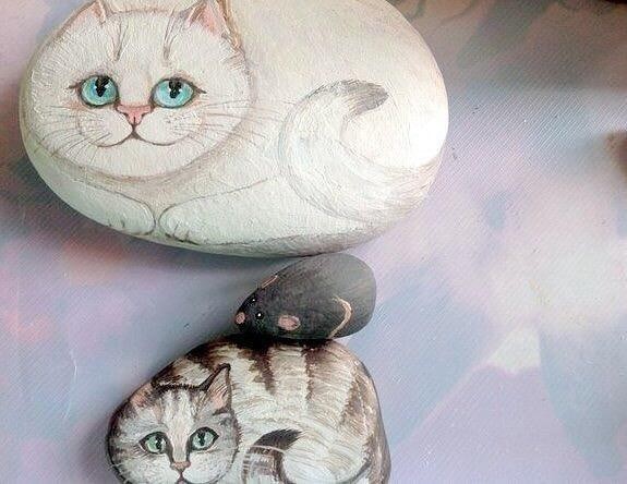 ​Преображение камня в кошку