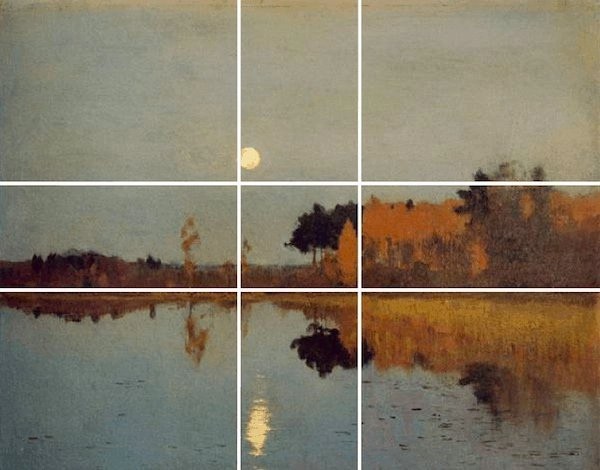 Золотое сечение в живописи